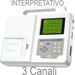 ELETTROCARDIOGRAFO ECG - 12 DERIVAZIONI - 3 canali - interpretativo